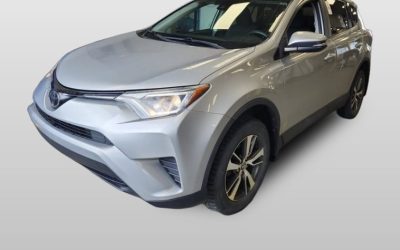2018 Toyota Rav4 Awd Le